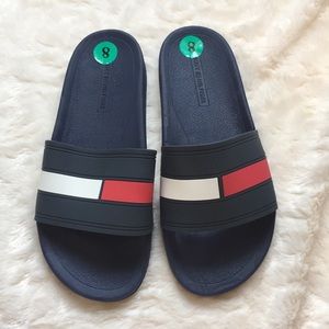 NEW Tommy Hilfiger Mirror Slides